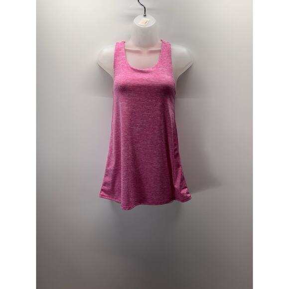 ID Ideology Sleeveless Workout Dress Big Jr/Girls L Pink Shock Heather Racerback - Picture 1 of 9